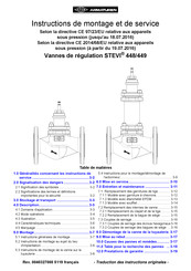 ARMATUREN STEVI 449 Instructions De Montage Et De Service