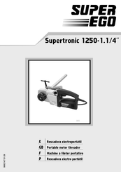 Super Ego Supertronic 1250 Mode D'emploi