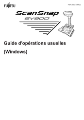 Fujitsu ScanSnap SV600 Guide D'opérations Usuelles