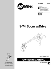 Miller S-74 Boom w/Drive Mode D'emploi