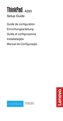 Lenovo ThinkPad A285 Guide De Configuration