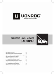 VONROC LM502AC Traduction De La Notice Originale