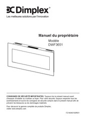 Dimplex DWF3651 Manuel Du Propriétaire