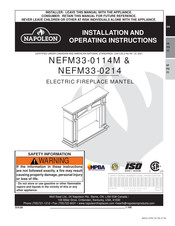 Napoleon NEFM33-0214 Instructions D'installation Et D'utilisation