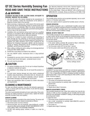 Broan QT DC Série Instructions