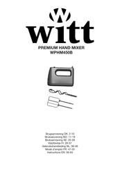Witt WPHM450B Mode D'emploi