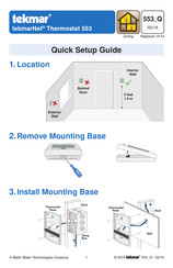 Tekmar Net 553 Guide De Démarrage Rapide