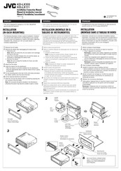 JVC KD-LX333 Manuel D'installation/Raccordement