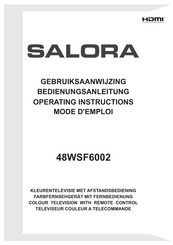 Salora 48WSF6002 Mode D'emploi