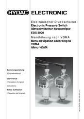 HYDAC ELECTRONIC EDS 3000 Notice D'utilisation