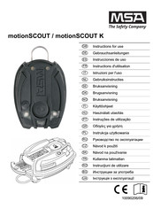 MSA motionSCOUT Instructions D'utilisation