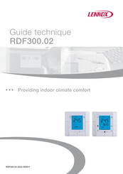 Lennox RDF300.02 Guide Technique