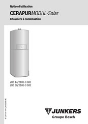 Bosch JUNKERS CERAPURMODUL-Solar ZBS 30/210S-3 SOE Notice D'utilisation