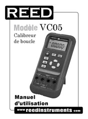 REED VC05 Manuel D'utilisation