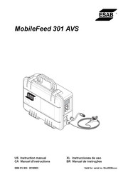 ESAB MobileFeed 301 AVS Manuel D'instructions