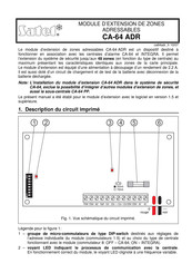 Satel CA-64 ADR Mode D'emploi