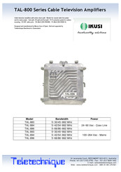 IKUSI TAL-800 Serie Mode D'emploi
