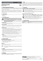 Conrad 77 61 02 Mode D'emploi