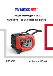 Endress ESE 3000 i Traduction De La Notice Originale