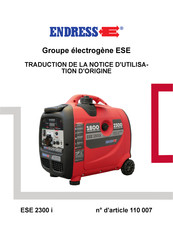Endress ESE 2300 i Traduction De La Notice D'utilisation D'origine