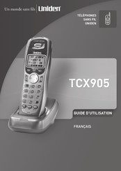 Uniden TCX905 Guide D'utilisation