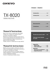 Onkyo TX-8020 Manuel D'instructions