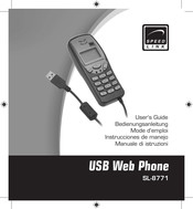 Speedlink USB Web Phone Mode D'emploi
