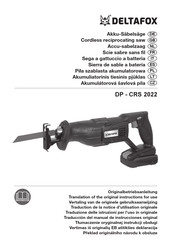 Deltafox DP - CRS 2022 Traduction De La Notice D'utilisation Originale