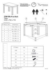 Symbiosis 2280 IB Notice De Montage