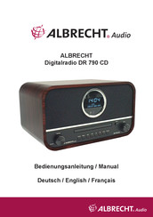 Albrecht Audio DR 790 CD Mode D'emploi