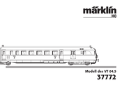 marklin 37772 Mode D'emploi