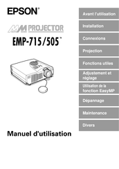 Epson EMP-715 Manuel D'utilisation