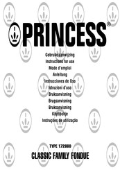 Princess Classic Serie Mode D'emploi