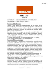 Trigano J-ABR143 Mode D'emploi