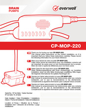 Everwell CP-MOP-220 Mode D'emploi