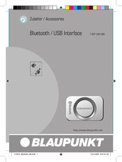 Blaupunkt 7 607 545 500 Mode D'emploi