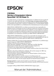 Epson C82384 Serie Guide De L'administrateur