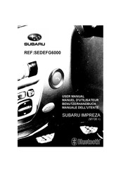 Subaru SEDEFG6000 Manuel D'utilisateur