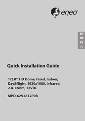 Videor Eneo MPD-62V2812P0B Guide D'installation Rapide