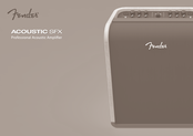 Fender Acoustic SFX Mode D'emploi