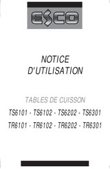 Esco TS6101 Notice D'utilisation