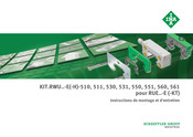 Schaeffler KIT RWU E-530 Serie Instructions De Montage Et D'entretien