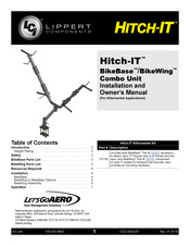 Lippert Components Hitch-IT BikeBase/BikeWing Combo Unit Manuel D'installation Et Du Propriétaire