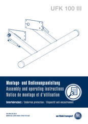 BPW UFK 100 III Notice De Montage Et D'utilisation