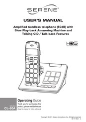 Serene CL-60A Manuel D'utilisation