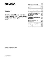 Siemens SIMATIC PCS 7 Mode D'emploi