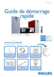 Philips MCM119 Guide De Démarrage Rapide