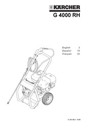 Kärcher G 4000 RH Manuel D'utilisation