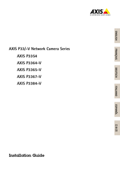 Axis Communications P3364-V Mode D'emploi