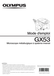 Olympus GX53 Mode D'emploi